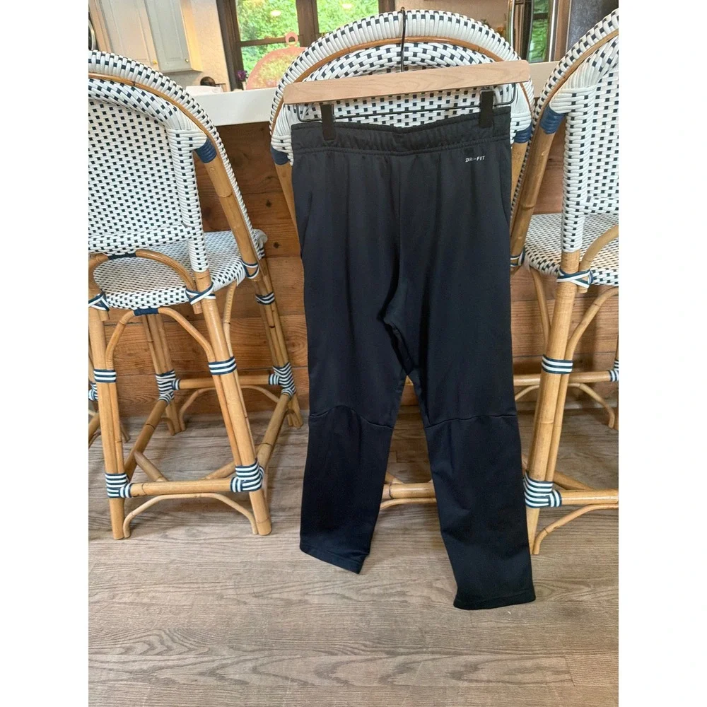 Nike Kids Dri-FIT Black Athletic Training Pants Youth XL Joggers